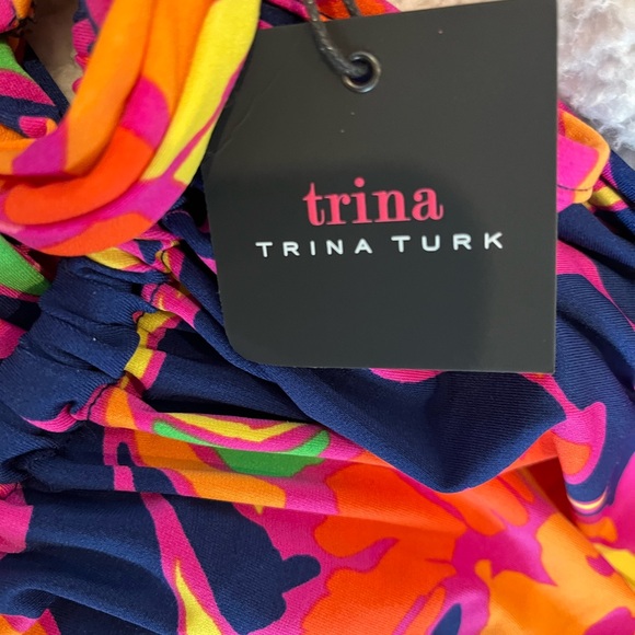 Trina Turk Floral Halter Dress Size S NWT - Picture 7 of 10